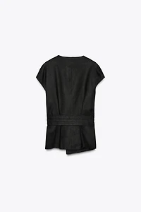 ZW COLLECTION LINEN VEST