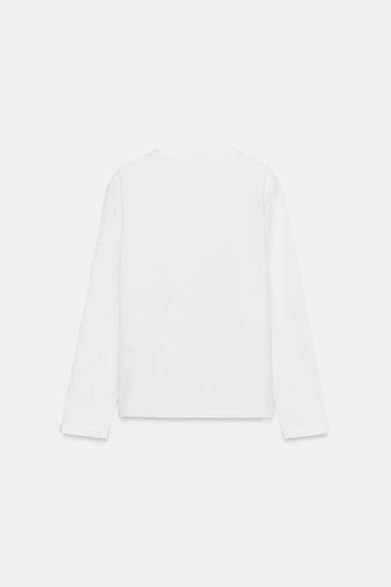 T-SHIRT RUSTIQUE COL EN V