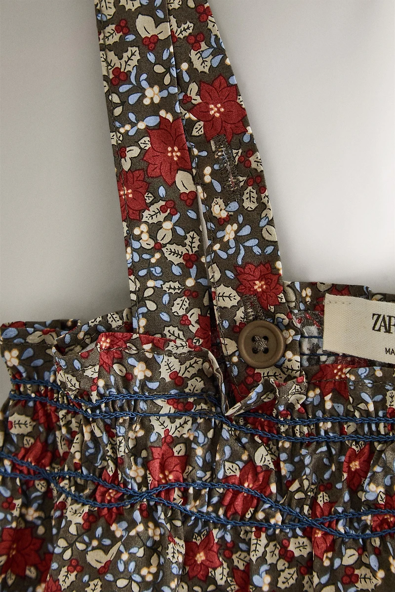 CHILDREN'S CHRISTMAS FLOWER BODYSUIT