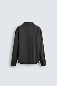 WASHED FLOWY SHIRT