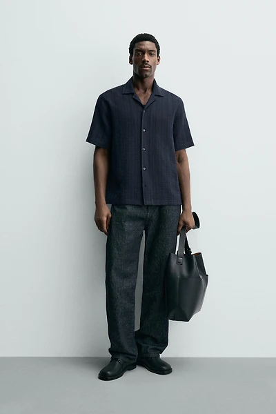 GEOMETRIC JACQUARD SHIRT