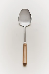 STEEL OAK WOOD SPOON