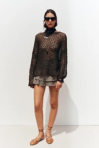 WIDE WAISTBAND RUFFLE SHORTS