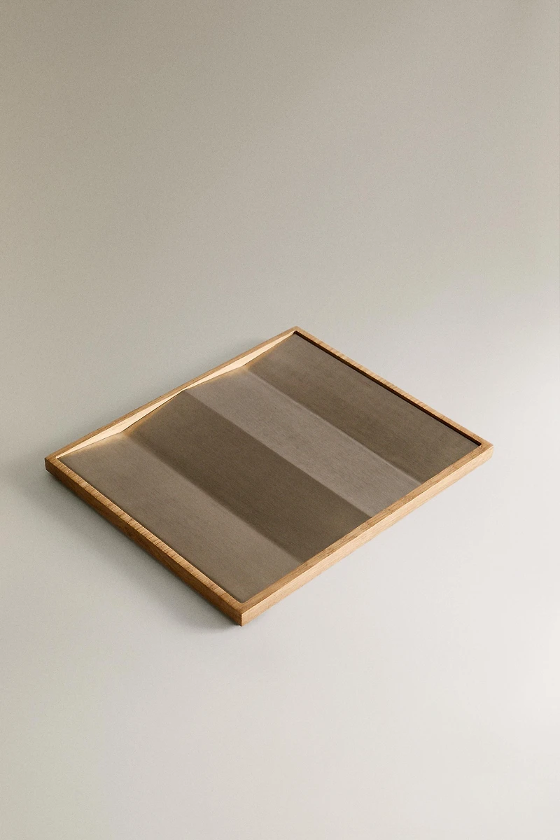 OAK WOOD STEEL DUMBBELL STAND