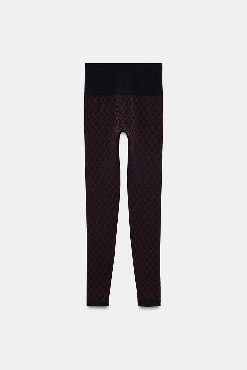 JACQUARD SKI COLLECTION LEGGINGS
