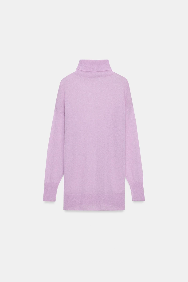 PULL AVEC LAINE COL MONTANT