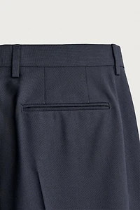 WOOL REGULAR FIT SUIT PANTS