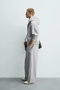 SWEAT HOODIE BOXY FIT ZIPPÉ