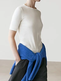 Cotton blend T-shirt