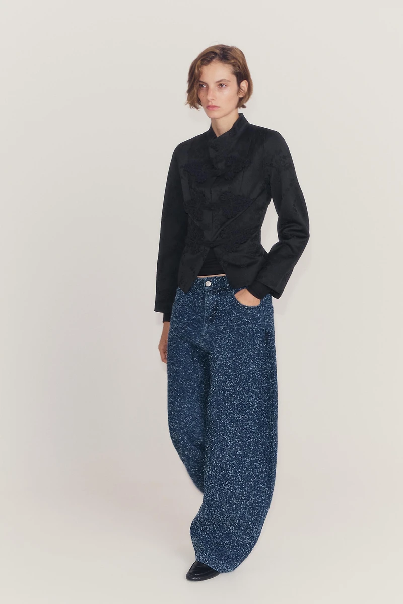 VESTE JACQUARD À BRANDEBOURGS ZW COLLECTION