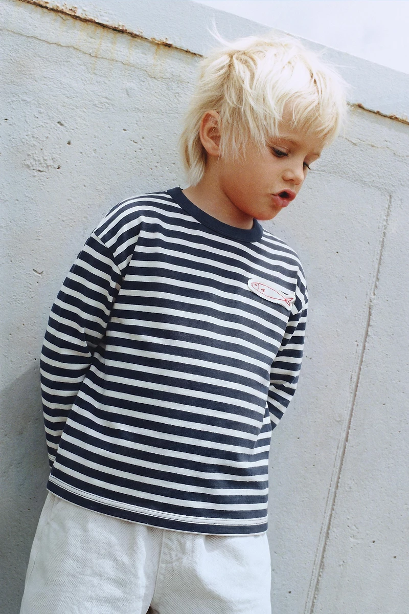 SARDINE STRIPED T-SHIRT