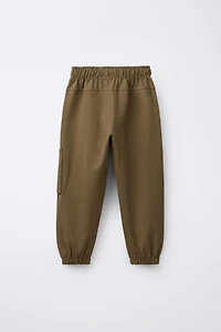 PANTALON DE JOGGING CARGO EN MOLLETON