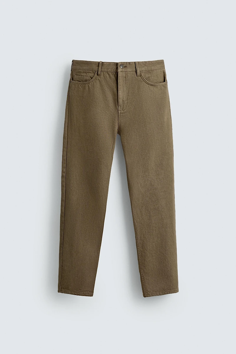 PANTALON REGULAR FIT COTON