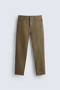 PANTALON REGULAR FIT COTON