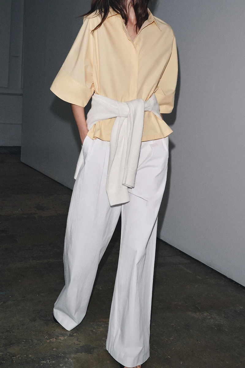 ZW COLLECTION POPLIN SHIRT