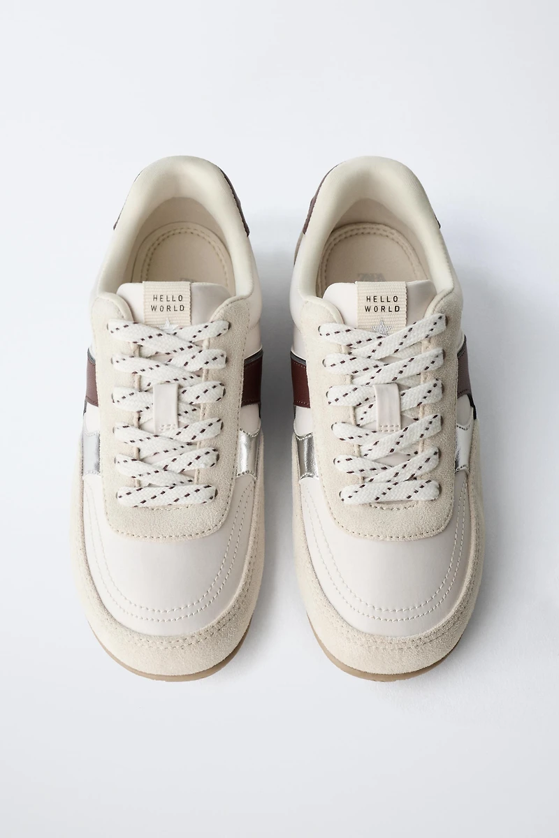 CONTRASTING SNEAKERS
