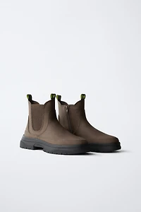 ANKLE BOOTS WITH PULL TABS