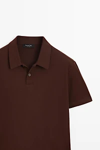 100% cotton short sleeve polo shirt
