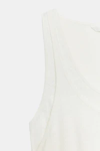 COTTON AND LINEN BLEND TOP