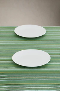 MULTICOLORED STRIPED TABLECLOTH