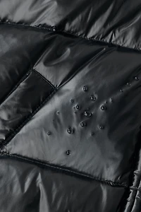 DOWN PUFFER COAT WITH HOODIE, WATER REPELLENT