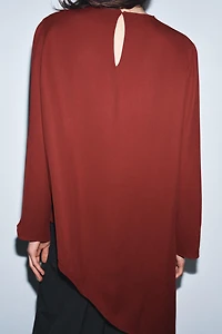 ZW COLLECTION ASYMMETRIC FLOWY TOP