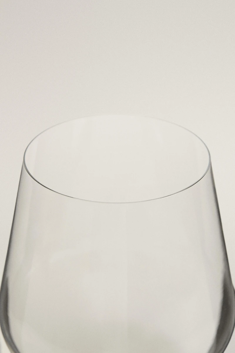 LARGE BOHEMIA CRYSTAL GLASS