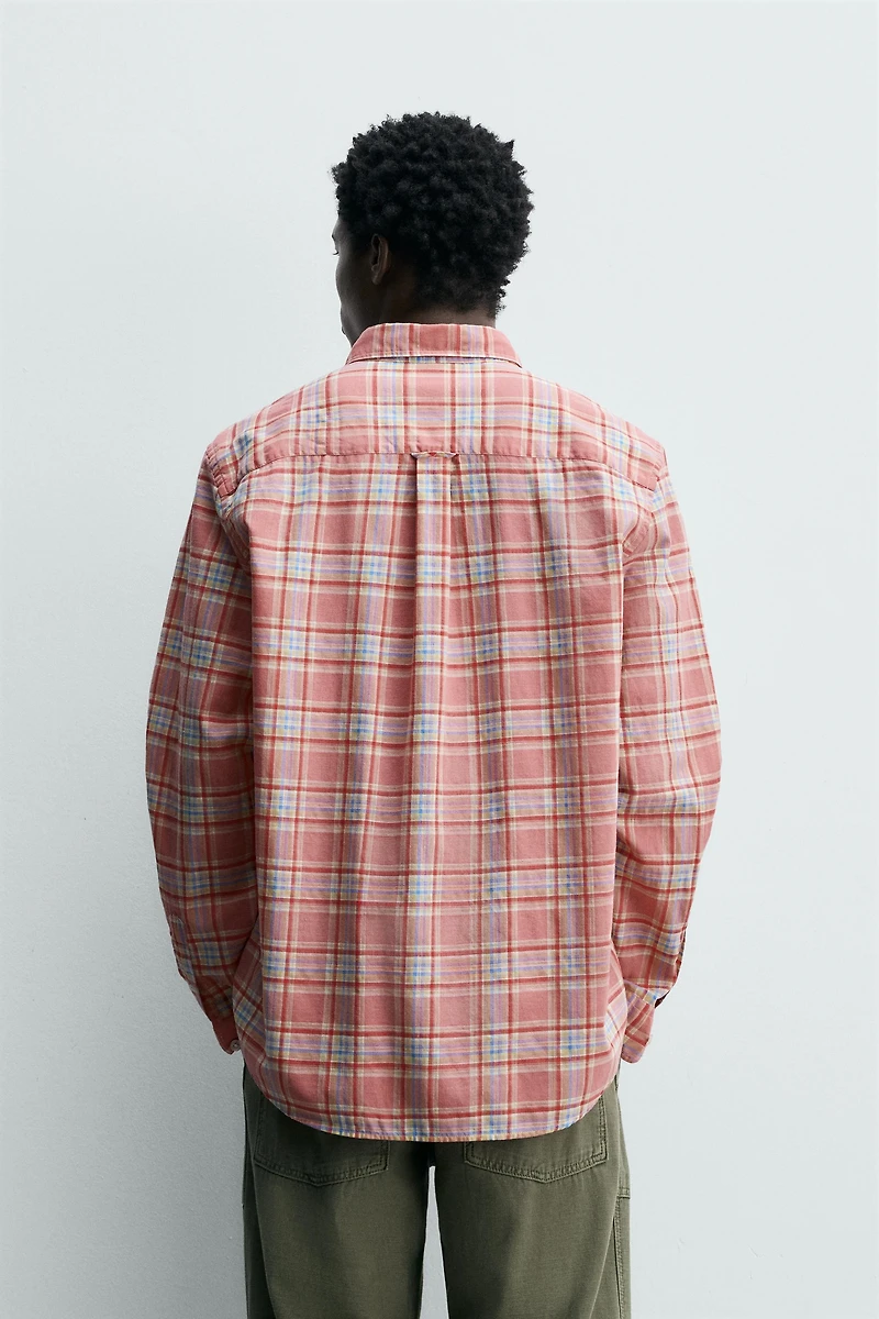 REGULAR FIT PLAID SHIRT