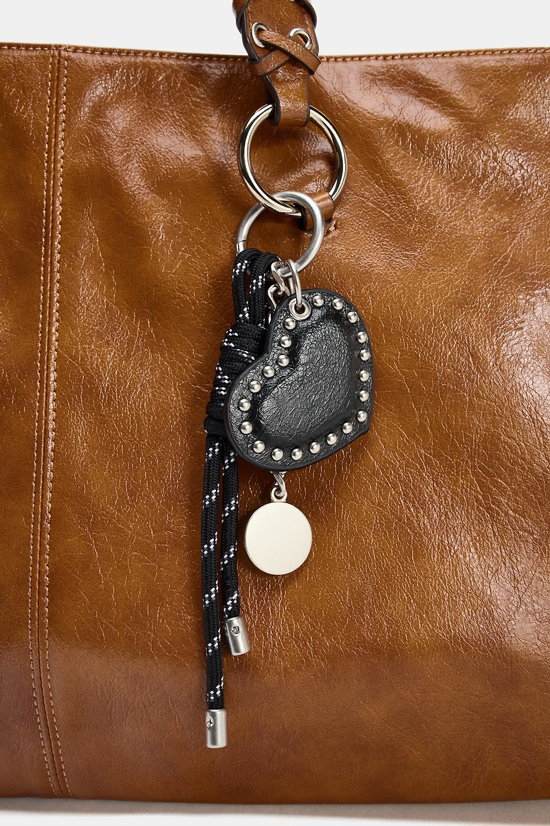 STUDDED HEART CHARM