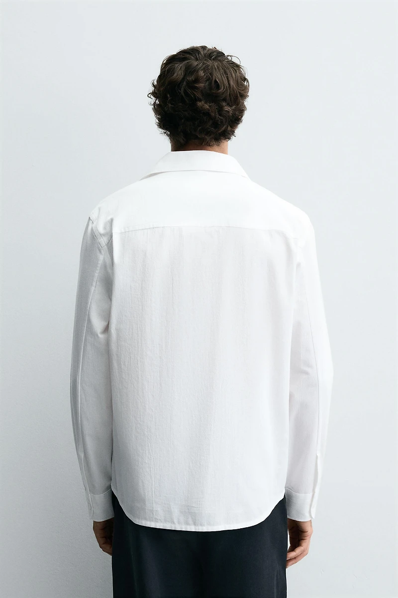 CRINKLED EFFECT SHIRT
