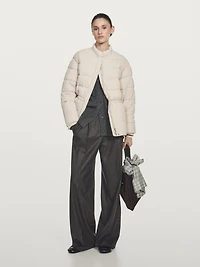 Water-repellent puffer jacket