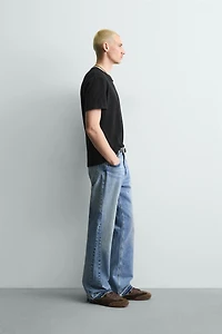 T-SHIRT EN MAILLE SLIM STRUCTURÉE