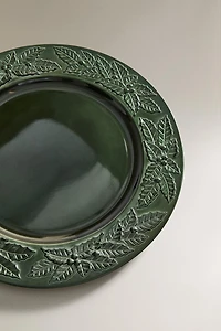 SOUS-PLAT UNI FEUILLES NOËL