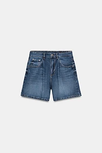 ZW COLLECTION HIGH-WAIST DENIM SHORTS