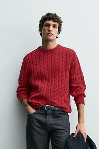 CABLE KNIT JUMPER