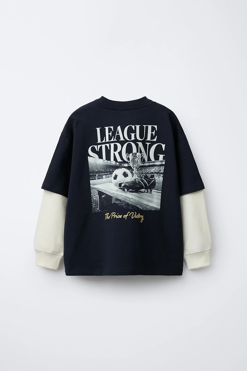 DOUBLE SLEEVE SOCCER T-SHIRT