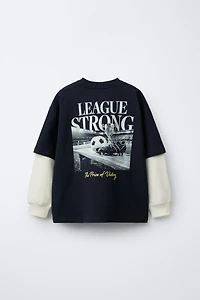 DOUBLE SLEEVE SOCCER T-SHIRT