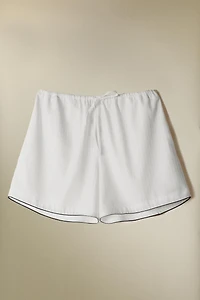 STRIPED JACQUARD SHORTS