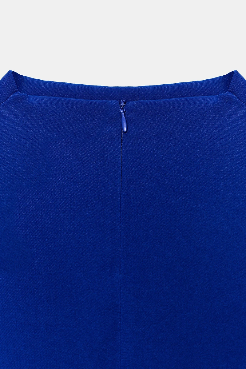 COMBINATION MIDI DRESS
