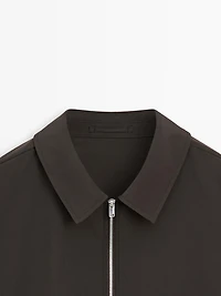Total look cropped jacket
