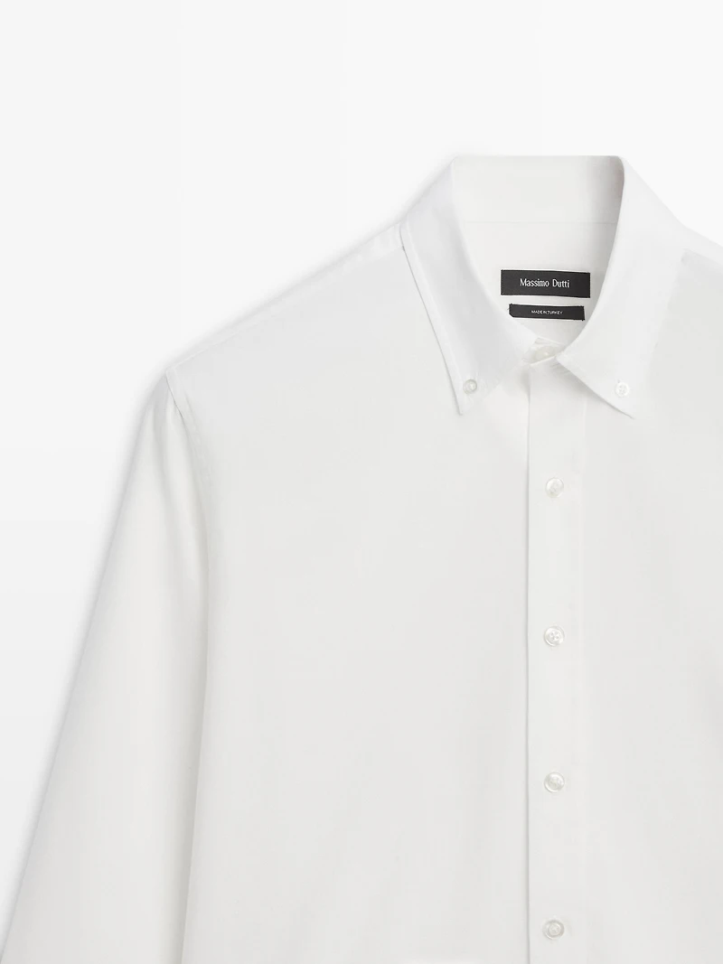 Regular fit 100% cotton shirt