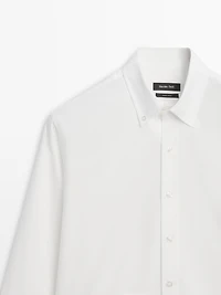 Regular fit 100% cotton shirt