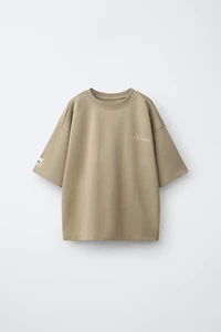 EMBROIDERED INTERLOCK T-SHIRT