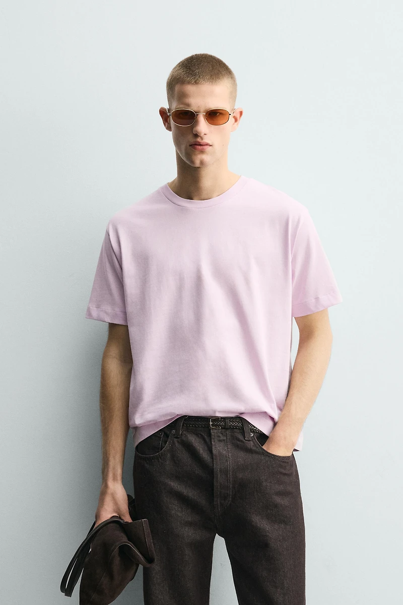 COMBINED EMBROIDERED PRINT T-SHIRT