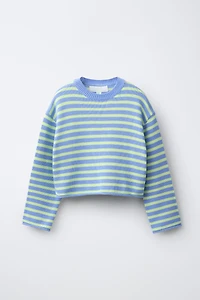 STRIPED KNIT JUMPER