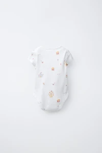 FIVE-PACK CIRCUS PRINT BODYSUITS
