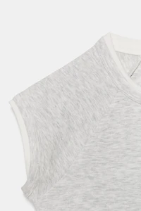 DOUBLE SHORT SLEEVE EFFECT T-SHIRT