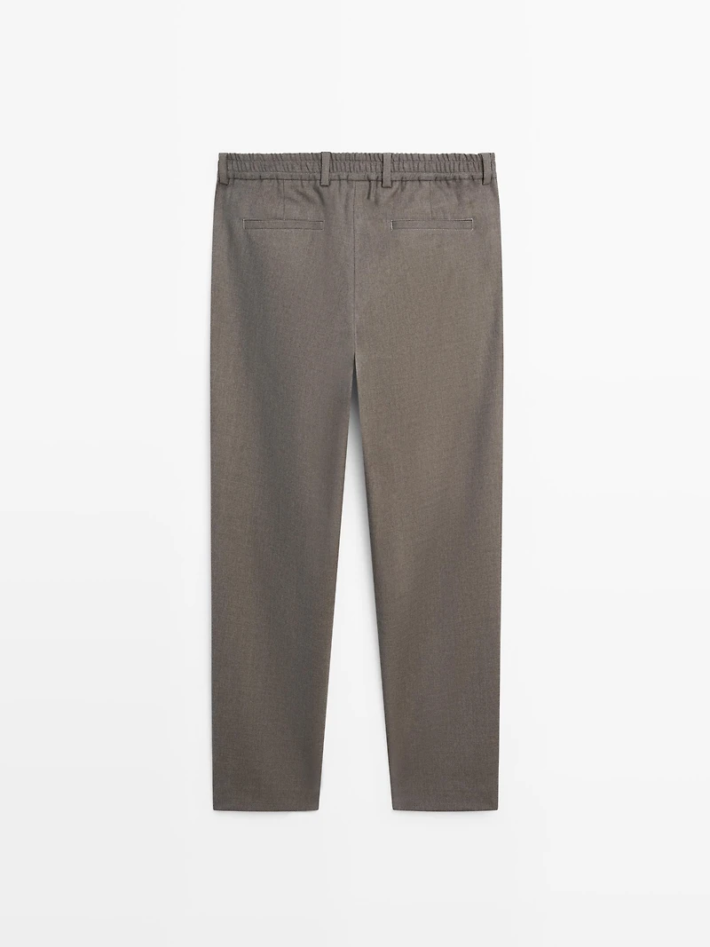 Cool wool blend trousers