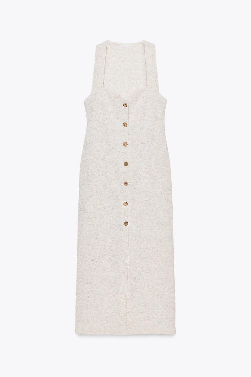 RUSTIC MIDI DRESS