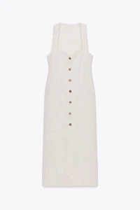 RUSTIC MIDI DRESS